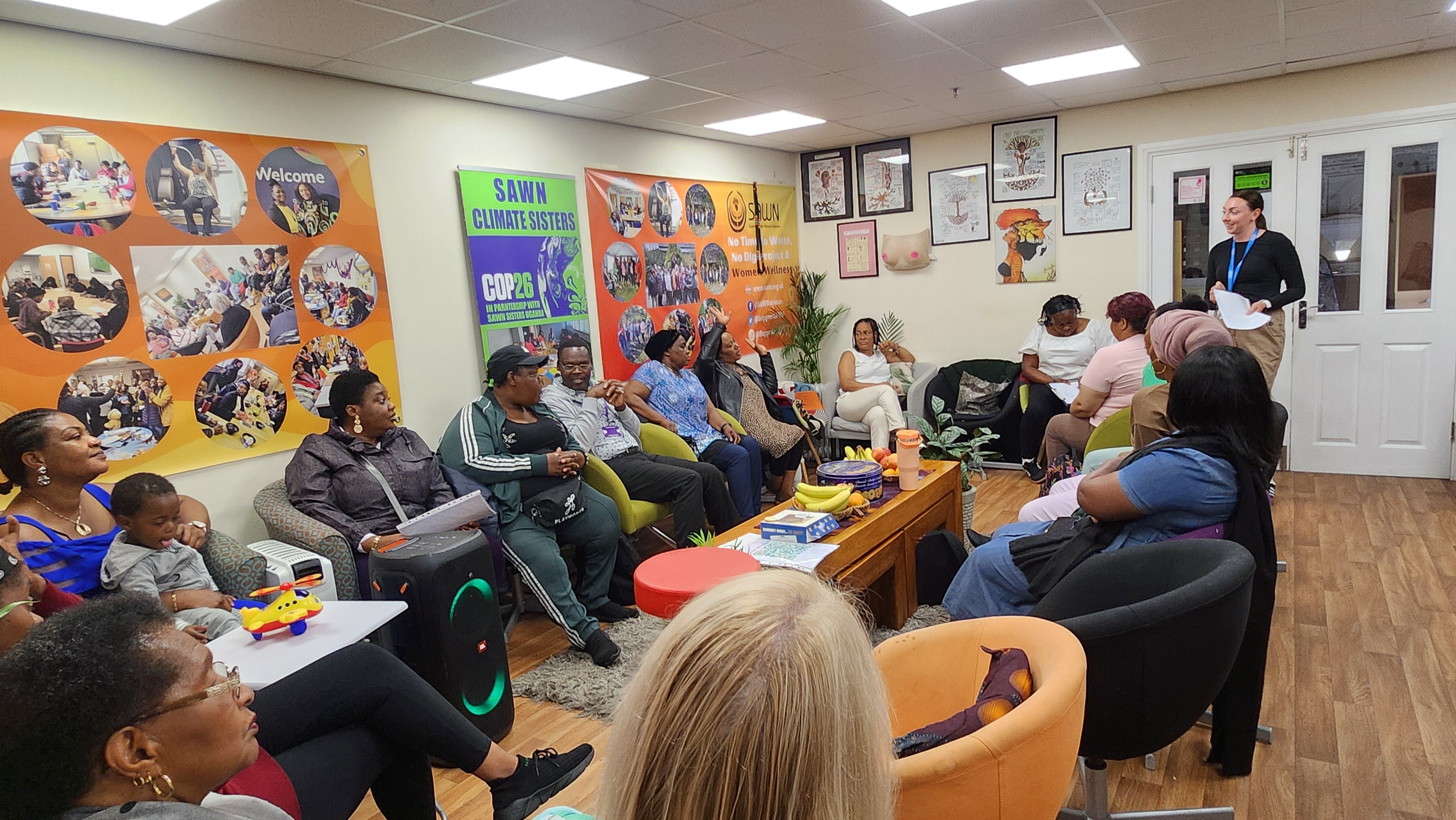 Engagement with a black African women's group 