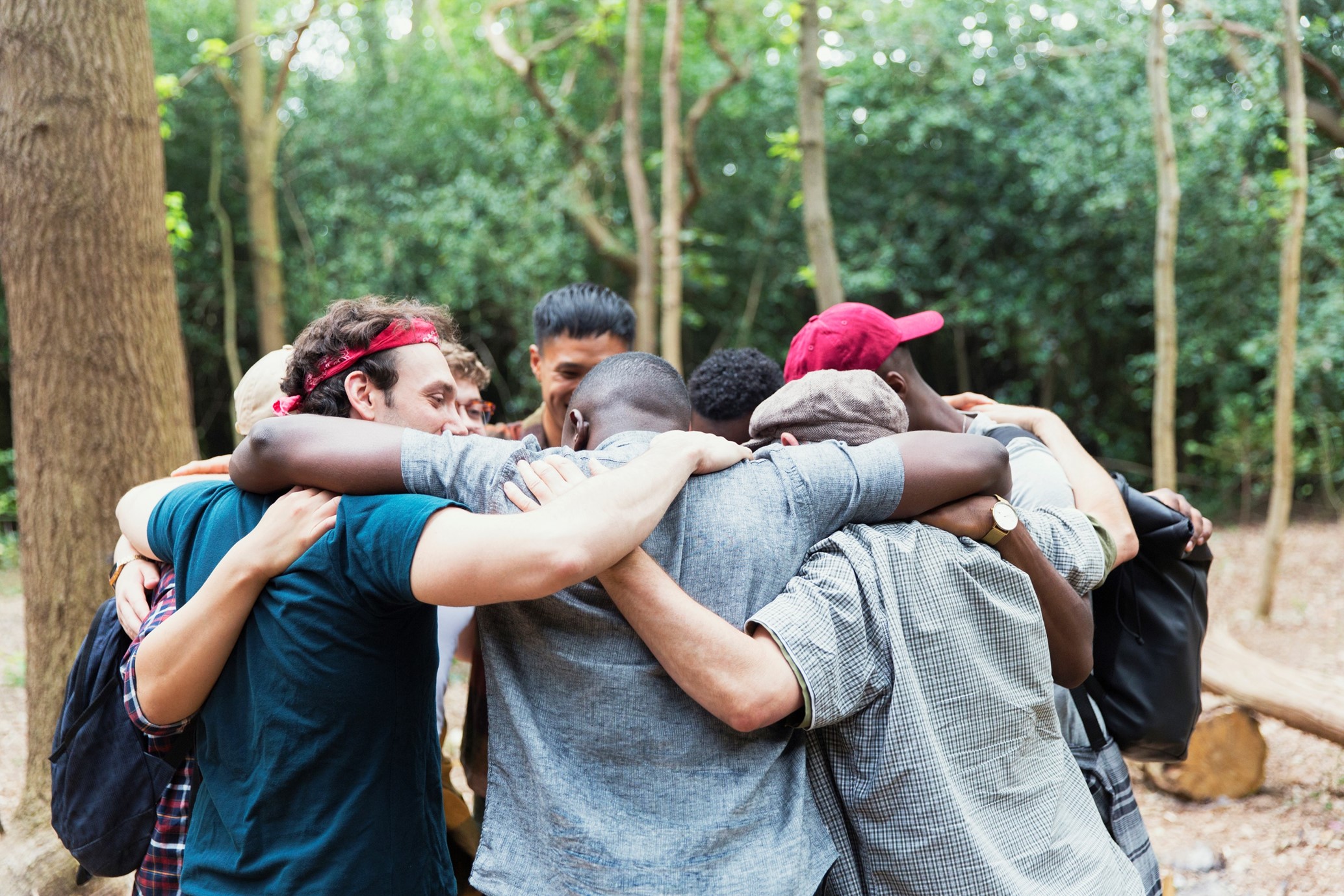 Stock image of a group