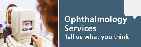 A patient looking through eyecare equipment