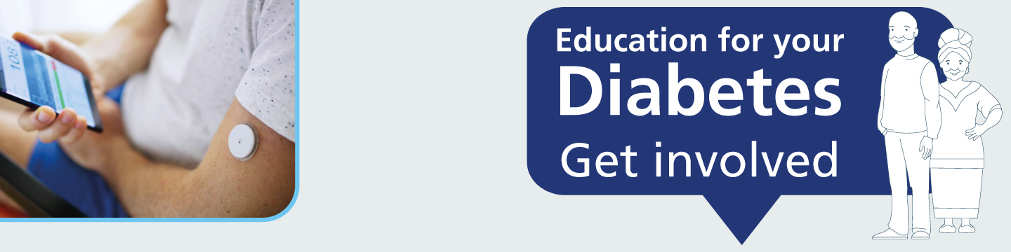 Education for your diabetes. Get involved.