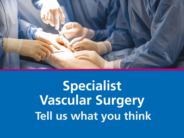 Project card tile showing vascular surgery on a persons arm