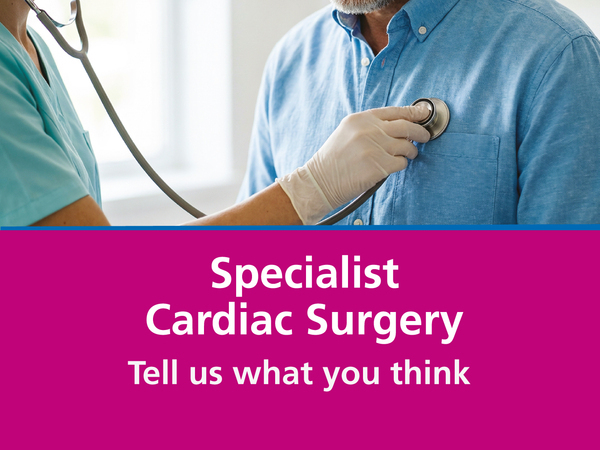 Project card image showing a person having their heart checked by a doctor